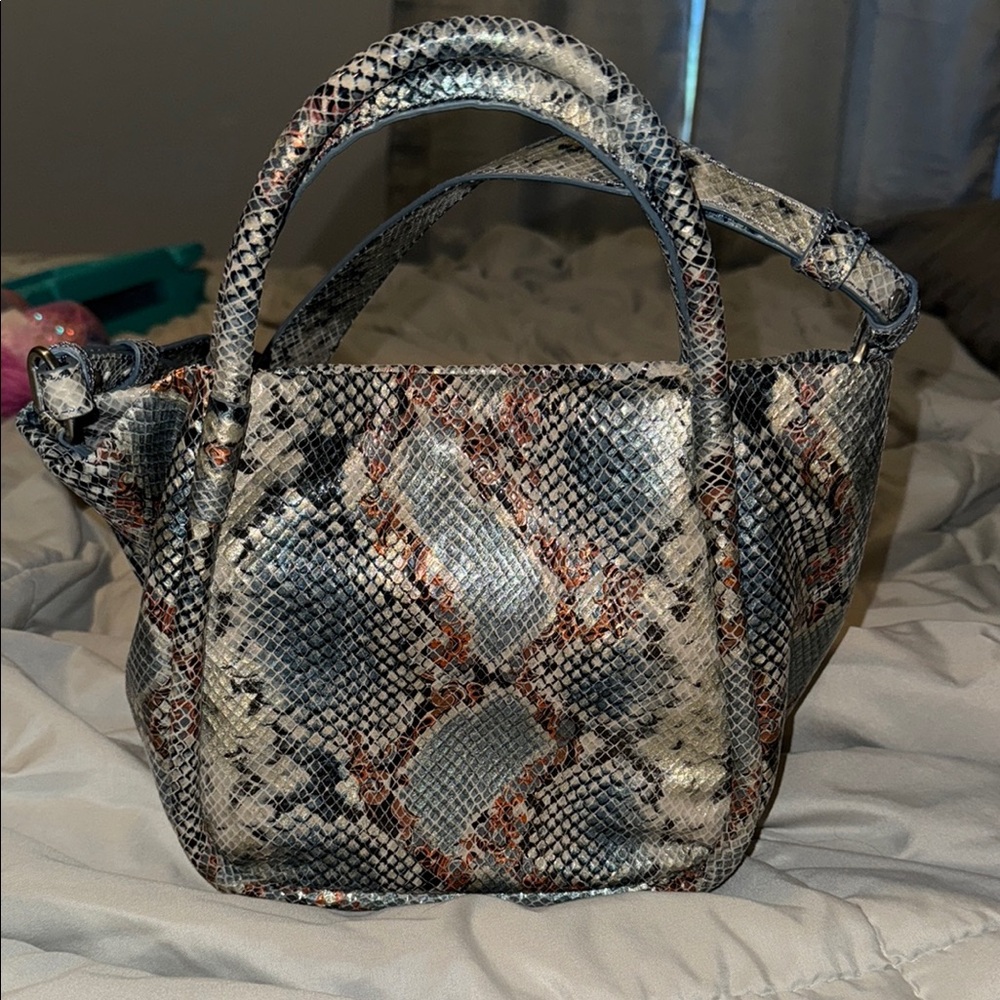 Hobo international snakeskin purse
